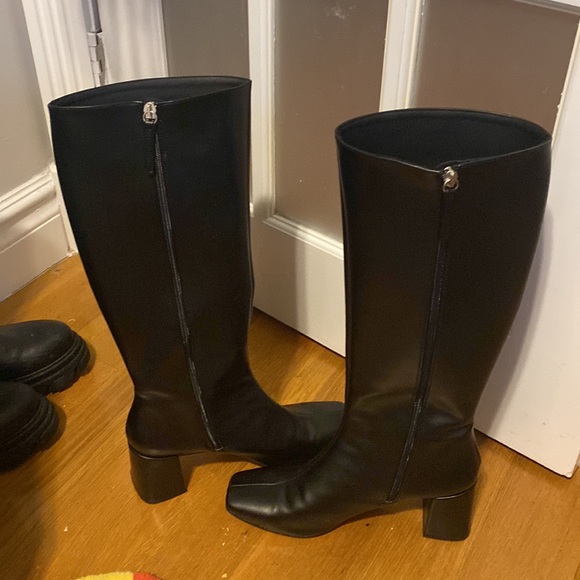 COPY - Alohas black vegan leather knee high boots - Picture 8 of 9